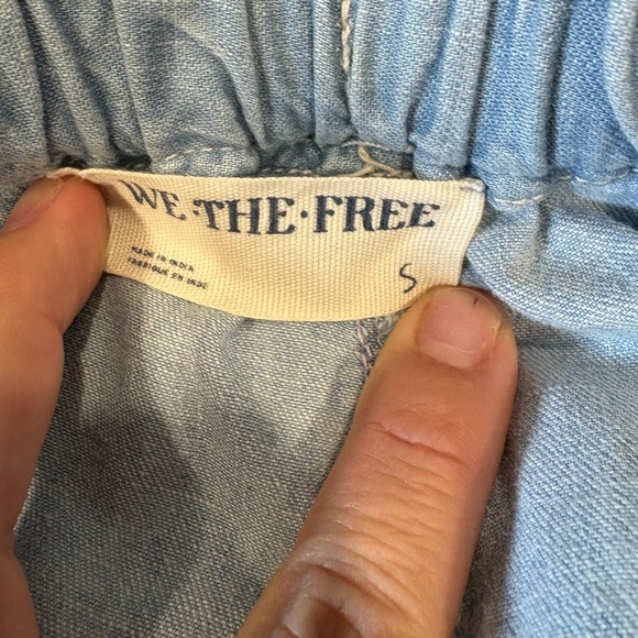 Free People Sky Blue Drawstring Pants - Picture 4 of 11